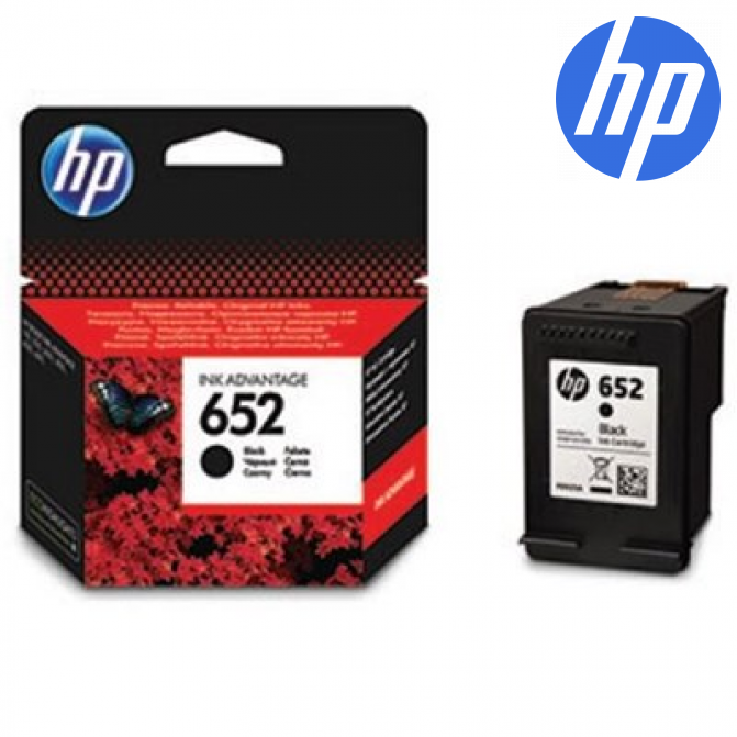 Cartuș cu jet de cerneală Original HP №652 (F6V25AE) Black