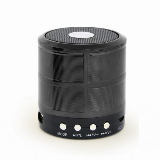 Беспроводная колонка Gembird SPK-BT-08-BK, Bluetooth Portable Speaker, 3W (1x3W) RMS, Bluetooth