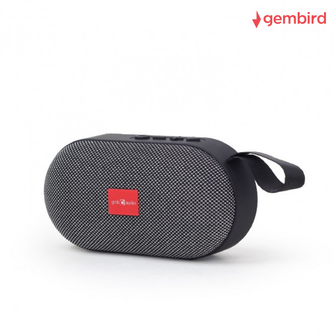 Беспроводная колонка Gembird SPK-BT-11-GR, Bluetooth Portable Speaker, 3W RMS, Bluetooth
