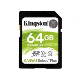 Карта памяти 64GB SD Class10 UHS-I U1 (V10)  Kingston Canvas Select Plus, Up to: 100MB/s