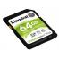 Карта памяти 64GB SD Class10 UHS-I U1 (V10)  Kingston Canvas Select Plus, Up to: 100MB/s