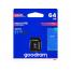 Card de Memorie 64GB microSD Class10 U1 UHS-I + SD adapter  Goodram M1AA, 600x, Up to: 90MB/s