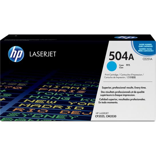 Картридж лазерный HP CLJ CP3525 (CE250A) Cyan Original