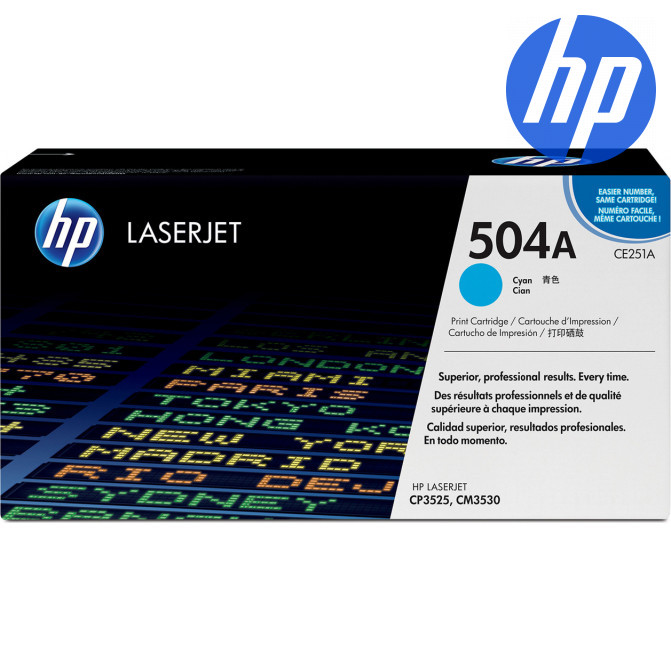 Картридж лазерный HP CLJ CP3525 (CE251A) Cyan Original