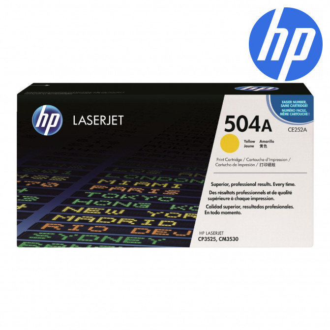 Картридж лазерный HP CLJ CP3525 (CE252A) Yellow Original