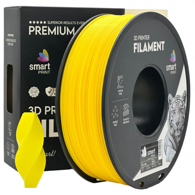 Филамент для 3D-принтера ABS+, Smart Print FG-S7-E1, Yellow, 1.75 мм, 1кг