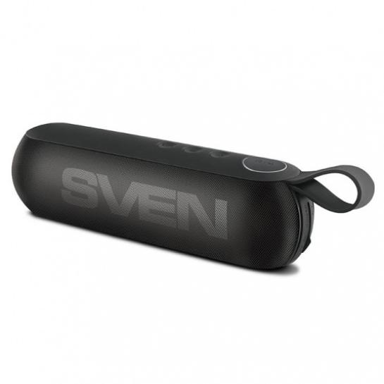 Колонки SVEN PS-75 Black, Bluetooth, FM, USB, microSD, 6w, Li-ion 1200mAh, Mic, DC 5 V