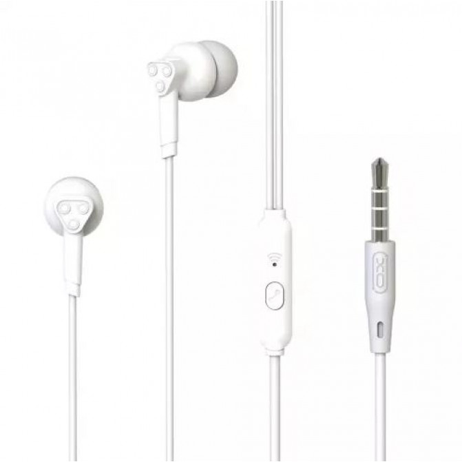 Наушники XO EP33 in-ear, White