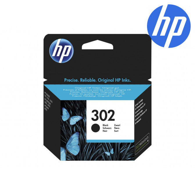 Cartuș cu jet de cerneală Original HP №302 (F6U66AE) Black