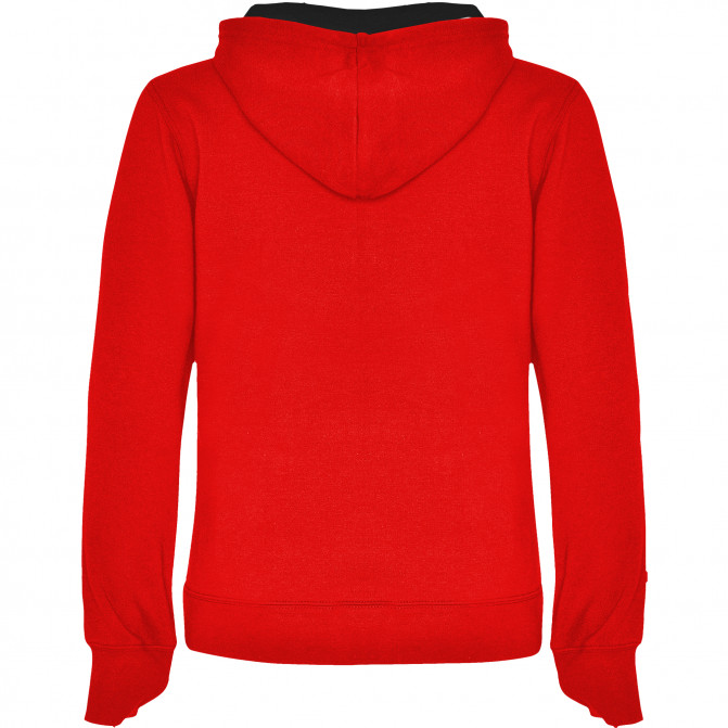 Толстовка Roly Urban Woman Sky Red/Vigore Black XL
