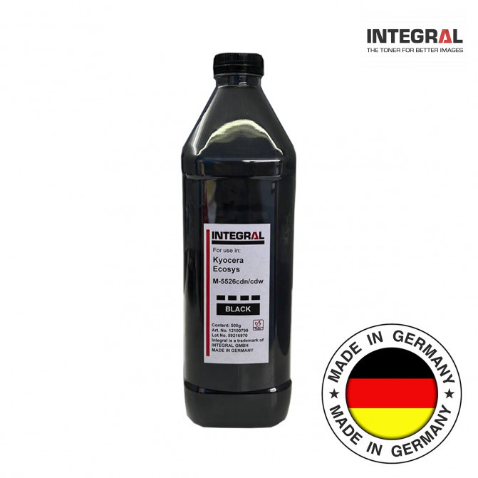 Toner Kyocera TK-5220/TK-5230/TK-5240 (M5526/M5521/MA2100) Black, 500g bottle Integral