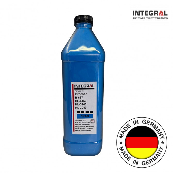 Toner Brothers DCP-L3550CDW Multi Version (TN-320/325/328/TN-310/315/TN-241/245/TN-221/225/TN-230) Cyan, 500g bottle Integral