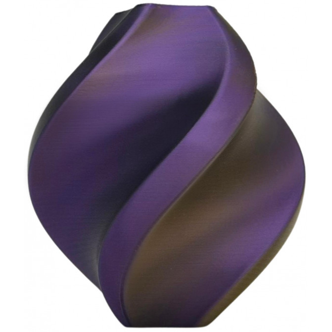 Филамент для 3D-принтера Silk PLA, FG-P108-E1 ProfLab, Black-Gold-Purple, 1.75 мм, 1кг