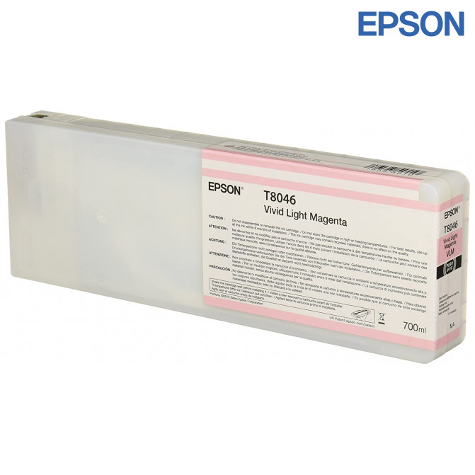 Картридж струйный Epson UltraChrome HDX/HD T804600 (700ml) Vivid Light Magenta Original