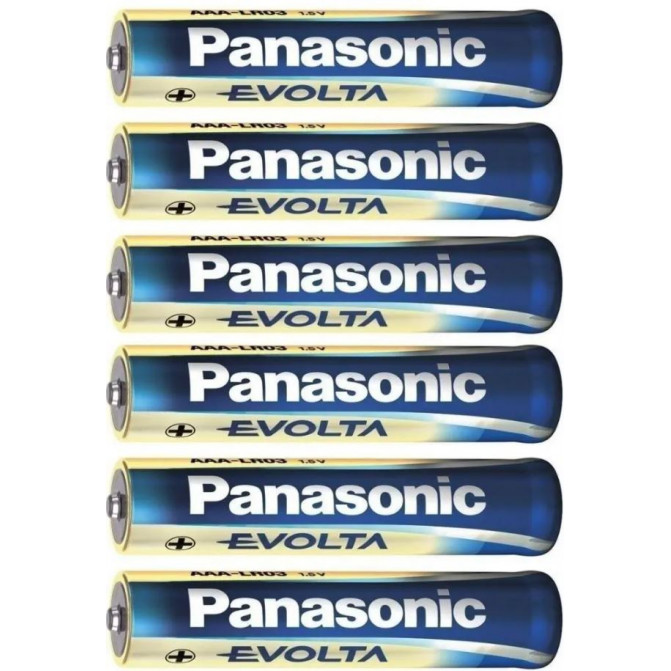 Батарейки Panasonic Alkaline EVOLTA AA Blister *6, LR6EGE/6B2F