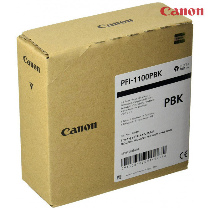 Картридж струйный Canon PFi-1100 Photo Black