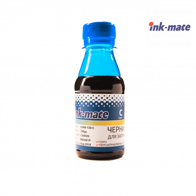 Чернила InkMate Canon 100 мл Cyan CIMB-276C