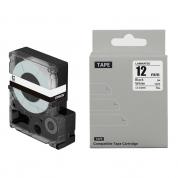 Cartuş Label Epson LK-4WBN/LC-4WBN(SS12KW) Laminated Black/White12mm*9m Prospect