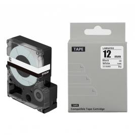 Cartuş Label Epson LK-4WBN/LC-4WBN(SS12KW) Laminated Black/White12mm*9m Prospect