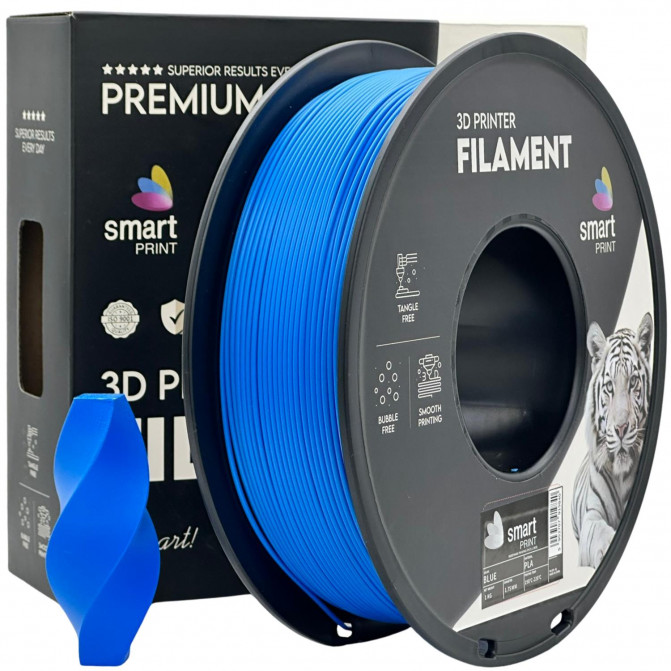 Филамент для 3D-принтера PLA+, FG-S57-E1 Smart Print, Blue, 1.75 мм, 1кг