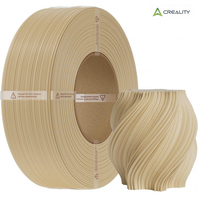 Filament PETG Beige, Creality, CR-PETG, (fără bobină), 1kg pentru imprimanta 3D