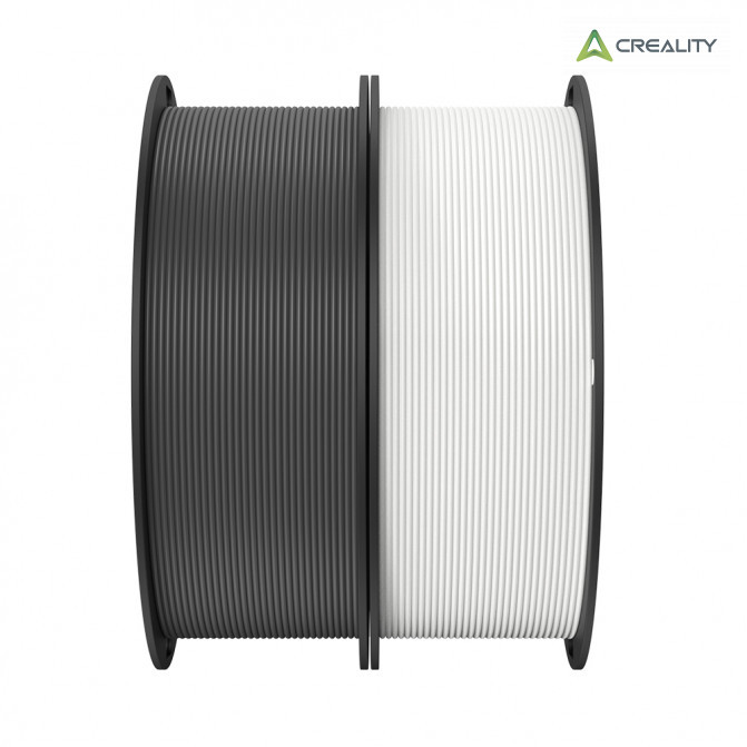 Filament PLA 4kg 2xBlack + 2xWhite, Creality, EN-PLA, pentru imprimanta 3D