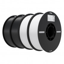 Filament pentru imprimanta 3D Creality, EN-PLA, set: 2xBlack + 2xWhite, 1.75 мм, 4кг