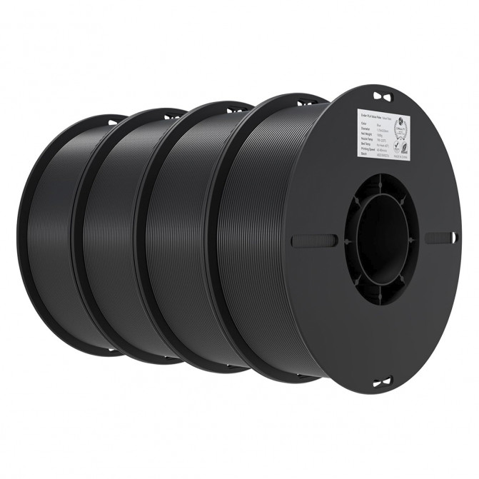 Filament pentru imprimanta 3D Creality, EN-PLA, set: 4xBlack, 1.75 мм, 4кг