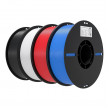 Filament pentru imprimanta 3D Creality, EN-PLA, set: Black + White + Red + Blue, 1.75 мм, 4кг