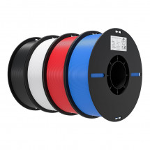 Filament pentru imprimanta 3D Creality, EN-PLA, set: Black + White + Red + Blue, 1.75 мм, 4кг
