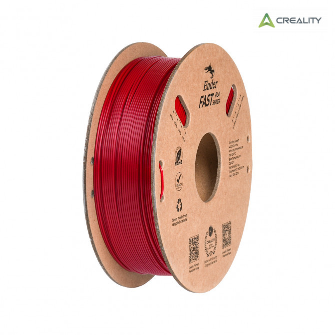 Filament PLA Fire Red, Creality, Ender Fast, 1kg pentru imprimanta 3D