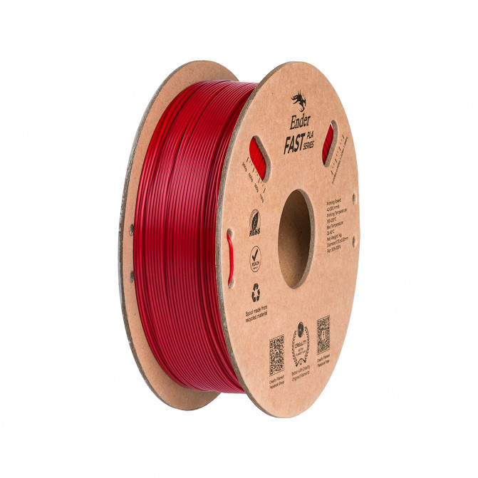 Filament pentru imprimanta 3D Creality, Ender Fast PLA, Fire Red, 1.75 мм, 1кг