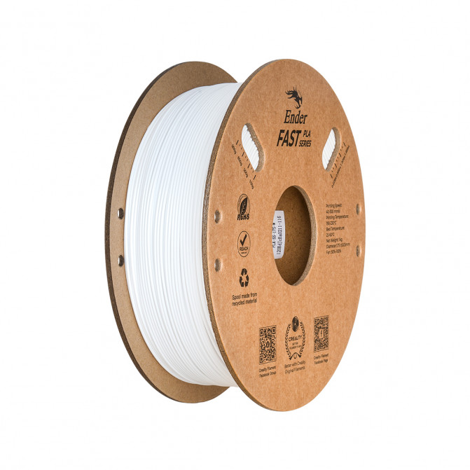 Нить для 3D-принтера Creality, Ender Fast PLA, White, 1.75 мм, 1кг
