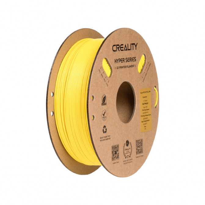 Нить для 3D-принтера Creality, Hyper PETG, Yellow, 1.75 мм, 1кг