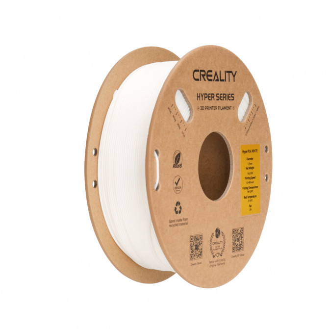 Нить для 3D-принтера Creality, Hyper PLA, White, 1.75 мм, 1кг