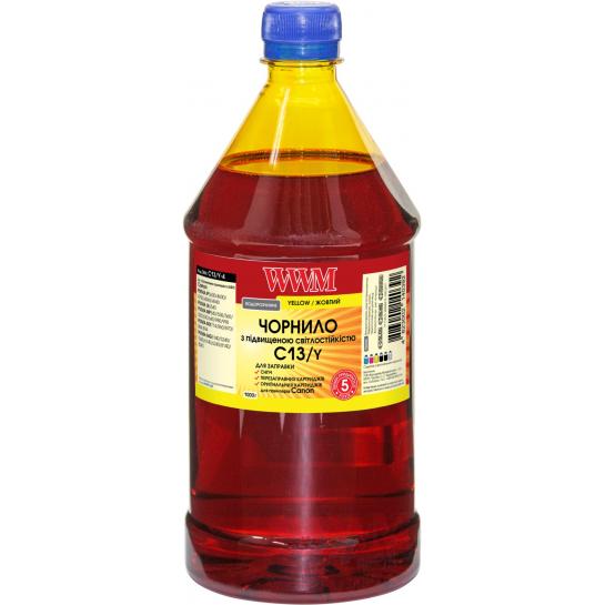 Cerneala WWM pentru imprimante Canon 1100 ml Yellow  C13