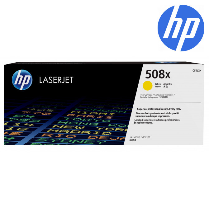 Cartuș laser  HP 508X (CF362X) Yellow Original