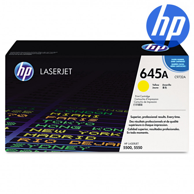 Картридж лазерный HP CLJ 5550 (C9732A) Yellow Original