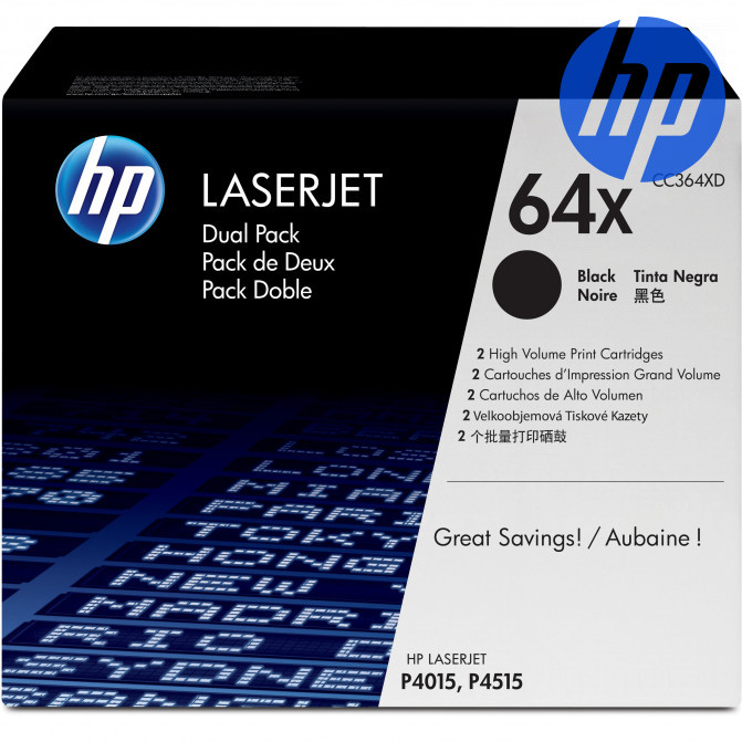 Картридж лазерный HP LJ P4015 (CC364X) Black Original
