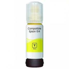 Cerneala Imagine Epson 104Y C13T00P440 70 мл Yellow EcoTank ET-2710/2711/2712/2714/2715/2720/2721/2726/ET-4700