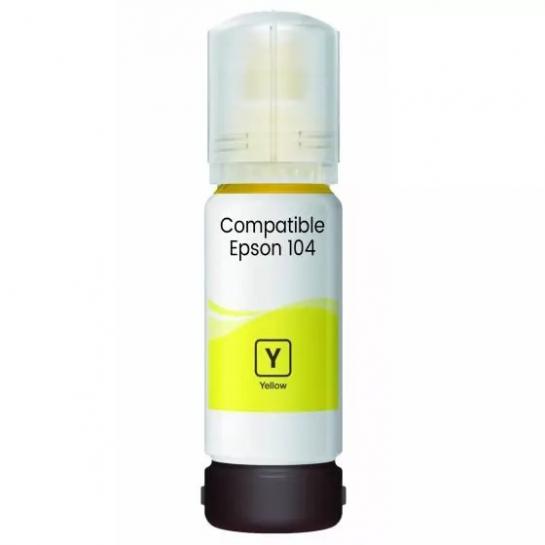 Cerneala Imagine Epson 104Y C13T00P440 70 мл Yellow EcoTank ET-2710/2711/2712/2714/2715/2720/2721/2726/ET-4700