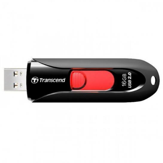 USB Flash 16GB USB2.0 Transcend "JetFlash 590", Black