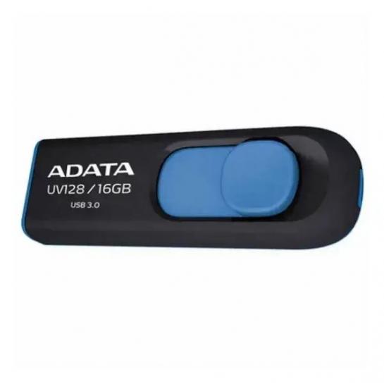 USB Flash 16GB USB3.1 ADATA "UV128", Black-Blue