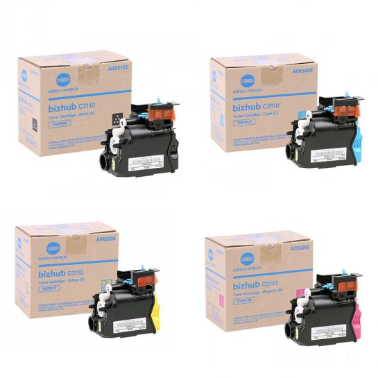 Toner Minolta Bizhub TNP-51 C3110 Bk / C / M / Y