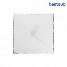 Квадратные каменные часы для сублимации BestSub SBBH51 (27*27cm)