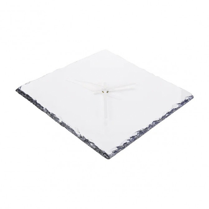 Квадратные каменные часы для сублимации BestSub SBBH51 (27*27cm)
