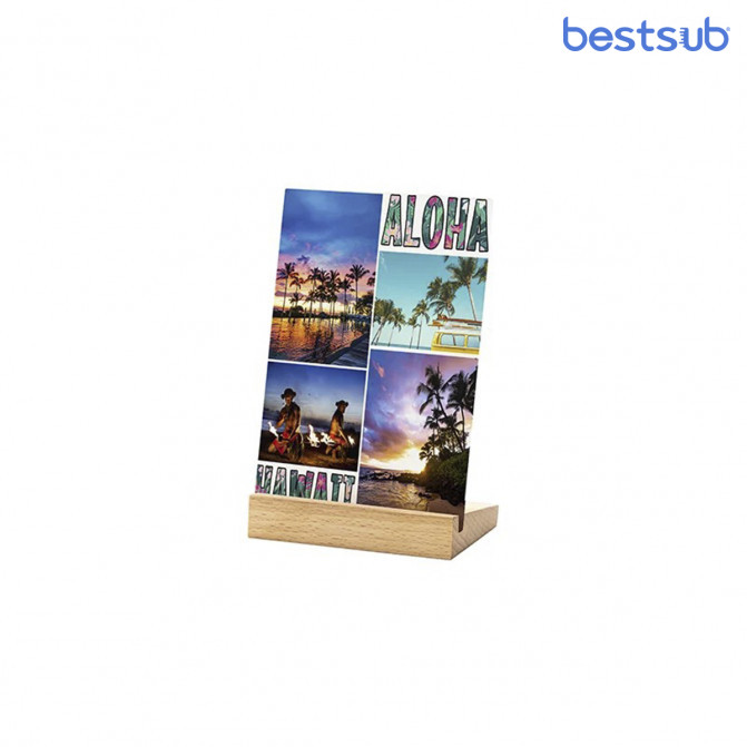 Ramă foto din sticlă pentru sublimare 122×178×30 mm