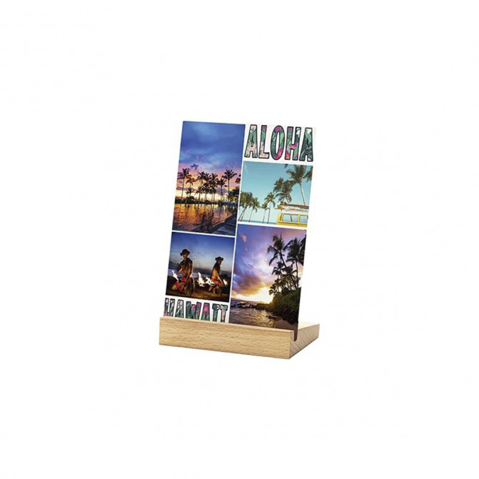 Ramă foto din sticlă pentru sublimare 122×178×30 mm