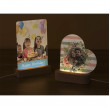 Ramă foto din acril pentru sublimare dreptunghiulară, 14×17×0.4 cm