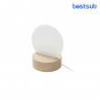 Ramă foto din acril pentru sublimare rotundă, 12×13×0.4 cm